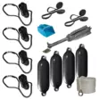 Liros Udstyrspakke Sort 14mm - Bådfendere - 505-99-05 - 1