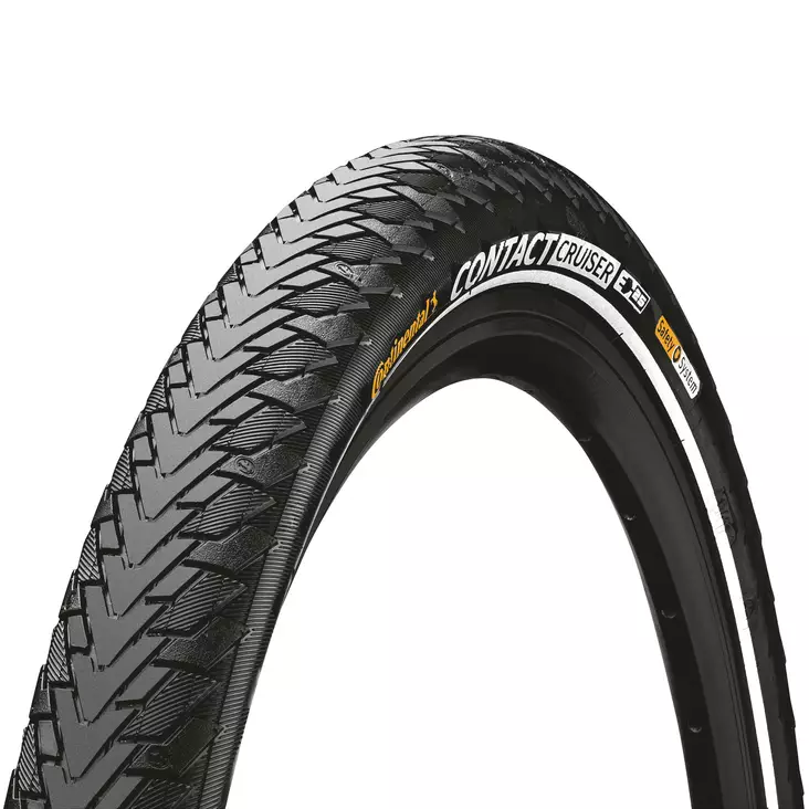 Dæk 28" CONTINENTAL Contact Cruiser, 50-622 Reflex, sort - Cykeldæk - 0101515 - 1