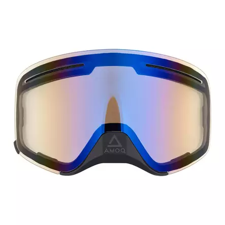 AMOQ Vision Vent+ Dobbeltlinse Magnetisk næsebeskytter - blå spejl - Kørebriller linser - 645-231303-6 - 1