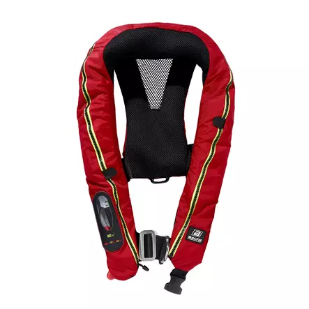 Baltic Legend sele bil luftfyldt redningsvest rød 40-120kg - Automatiske redningsveste til både - 128-2-1786 - 1