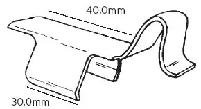 Spænde, Ski-Doo - Snescooter uden slæb - 84-0146 - 1