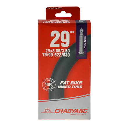 Inderør 29" Chaoyang Plus, 76/90-622/630, Presta 40mm (29x3.00-3.50) - Cykelslanger - Y113007 - 1