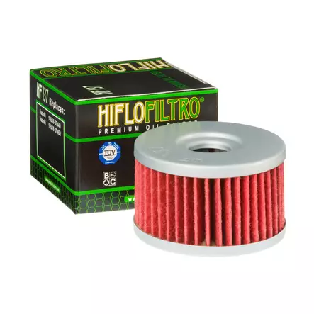 HiFlo oliefilter HF137 - Motorcykeloliefiltre - 20-HF137 - 1
