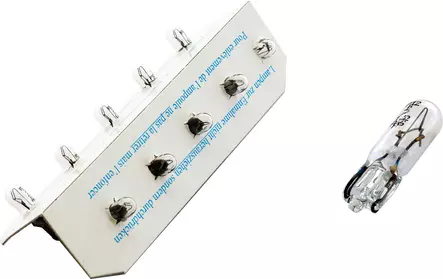 Philips pære 12V 2W W2x4,6d - Motorer - 12-947 - 1