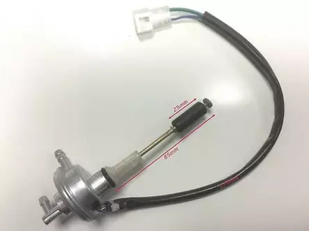 Benzinhane, Universal, Ø15mm, Niveausensor, Scootere / Knallerter - Scooter brændstofhaner - 302-3577 - 1