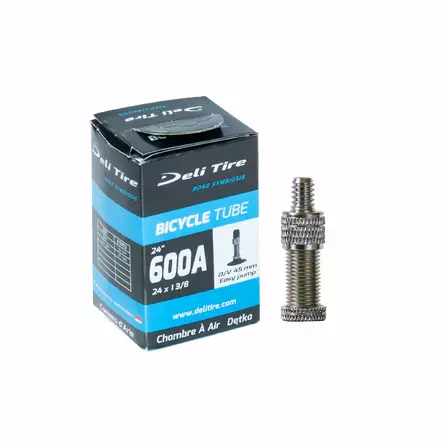 Indvendig slange 24" DELI, 32/37-540/541, hurtigventil 45 - Cykelslanger - D-000787 - 1