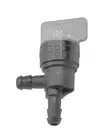 Tract Brændstofhane, 90°, 1/4'' (6,35mm) - Benzinsystemer til universelle modeller - 442-0057 - 1