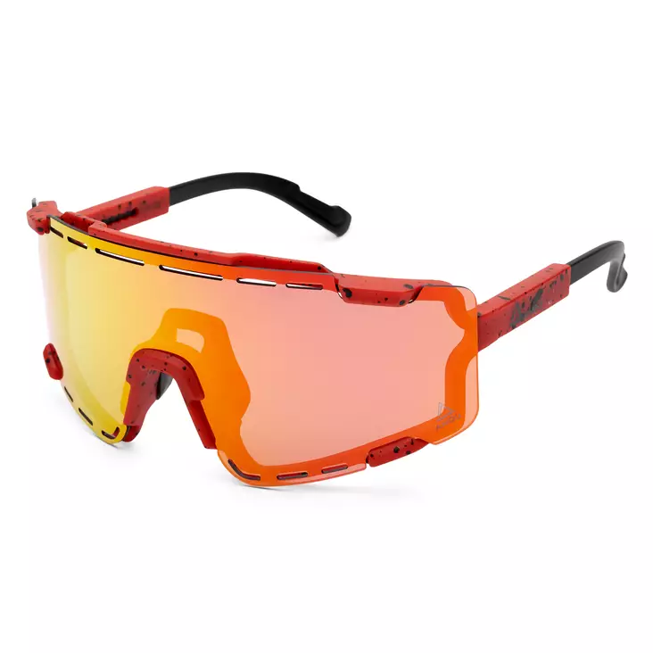AMOQ Align Performance solbriller rød splash - rød spejl - Solsikker - 645-NO2-SHADES-7 - 1
