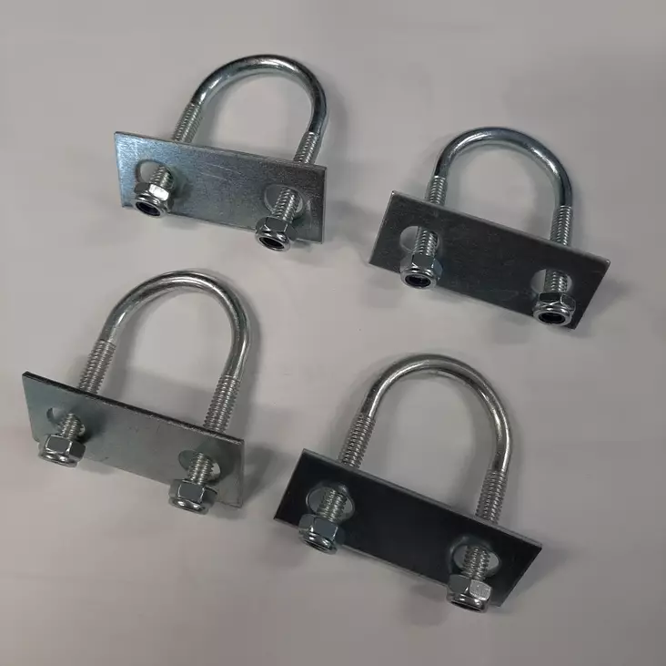 GKA U-bolt-sæt (4 stk.) - Tilbehør til ATV-tasker - 942-0147 - 1