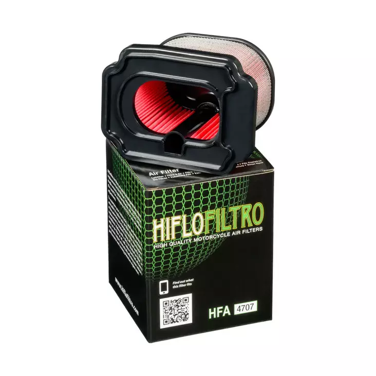 HiFlo luftfilter HFA4707 - Motorcykel luftfiltre - 20-4707 - 1