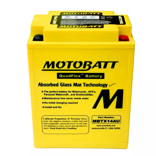 Motobatt batteri, MBTX14AU - Motobatt-batterier - 14-517 - 1