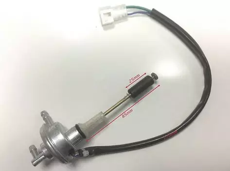 Benzinhane, Universal, Ø15mm, Niveausensor, Scootere / Knallerter - Scooter brændstofhaner - 302-3577 - 1