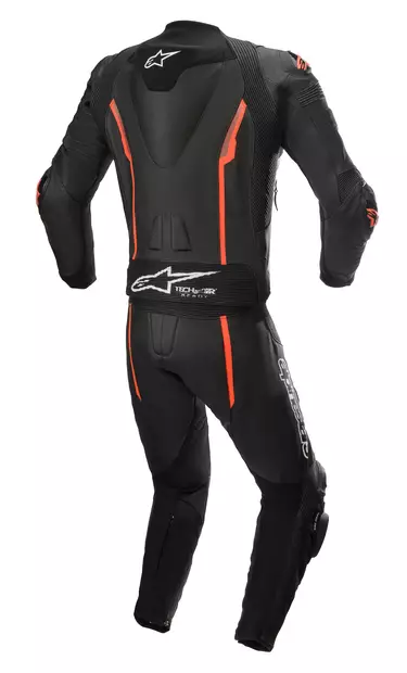 MC-læderdragt Alpinestars Missile v2, todelt, sort/rød - Herrer MC læderdragter - D397578 - 2