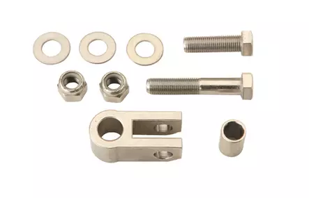 Endestykke, rustfrit stål - Bådstyretilbehør - 127-2-370618 - 2