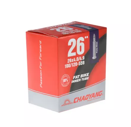 Slange 26" Chaoyang, Fat-bike 100/120-559, Prestaventil 33mm - Cykel indre slanger - Y082808 - 2