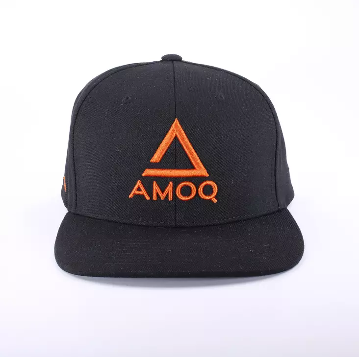 AMOQ Original Snapback Kasket Sort/Orange - Kasketter og huer - 645-22130608 - 1