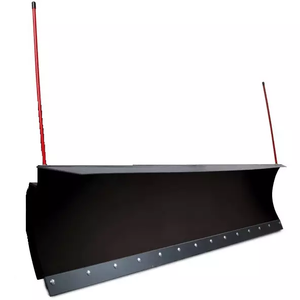 Bronco skærmplade med mærkeantenne, 165x45cm - ATV Skovleplader - 75-12468 - 1