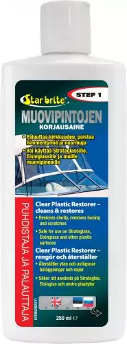 Star brite Plastoverflade ridsefjerner 237ml (Trin 1) - Bådsvedligeholdsprodukter - 136-87208 - 1