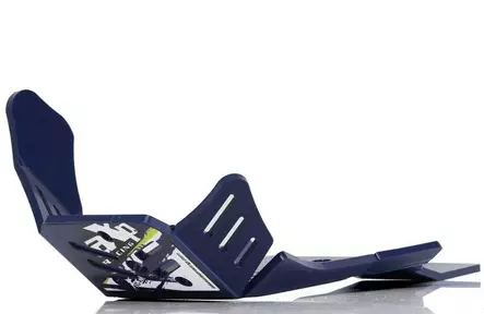 AXP Xtrem HDPE bundplade Blå Husqvarna FE450/FE501 17-23 - Crossmotorcykel bundbeskyttere - 397-AX1549 - 2