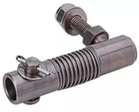 Hjørneledd, rustfrit stål - Bådstyretilbehør - 127-2-370619 - 2