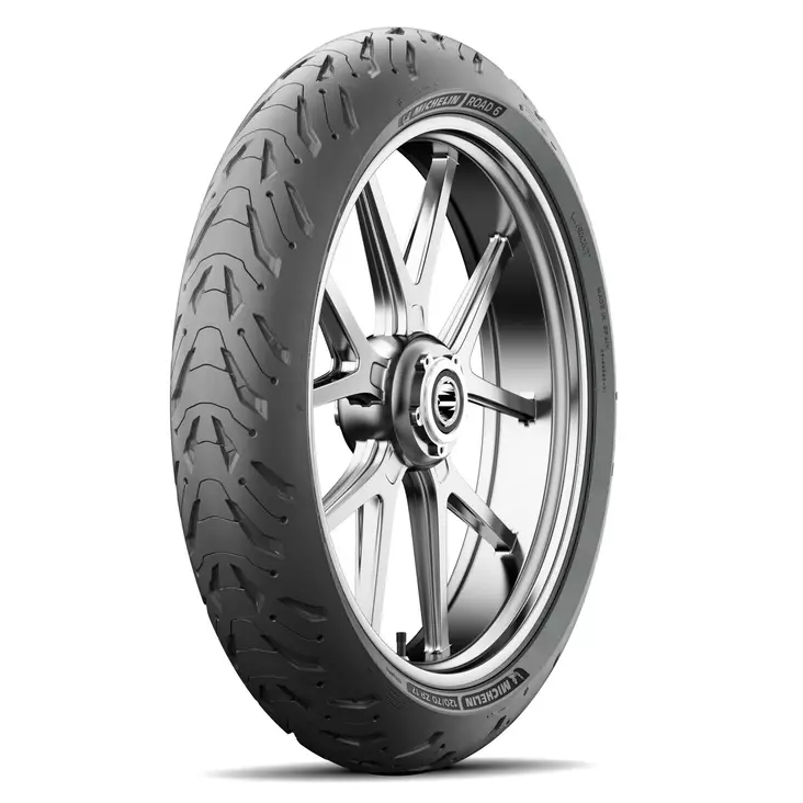 Forhjul Michelin Road 6 110/70 ZR 17 M/C 54W TL - Motorcykel Michelin dæk - 25-618469 - 1