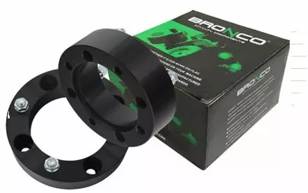 Bronco, spacere UTV 1" 4/137 12mm x 1.25 par Sort - ATV møtrikker og forlængelsesplader - 74-06652-1B - 1