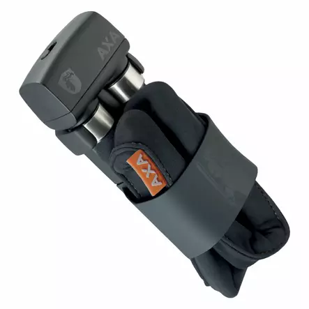 Linklukke Axa foldable 600, 95 cm, sammenfoldelig, grå - Cykellåse og dele - 59800295SB - 1