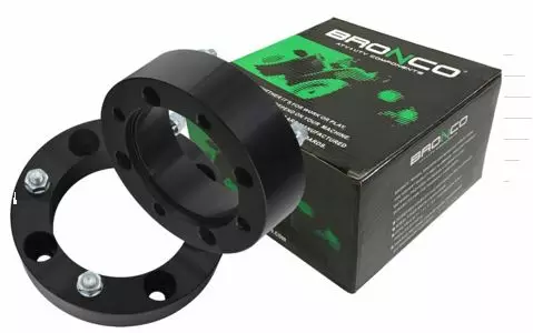 Bronco, forlængelsesplader UTV 2" 4/110 M12 X 1.25mm par Sort - ATV møtrikker og forlængelsesplader - 74-06658-2B - 1