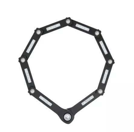 Kædelås Axa Fold Lite 100, foldbar længde 100 cm, sort - Cykellåse og dele - 59841095SC - 1