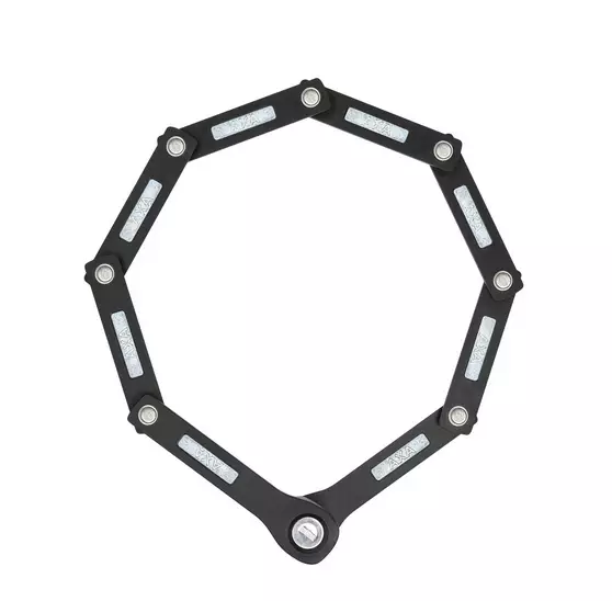 Kædelås Axa Fold Lite 100, foldbar længde 100 cm, sort - Cykellåse og dele - 59841095SC - 1