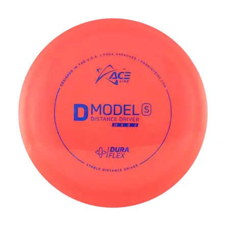 Frisbeegolfskive Prodigy ACE Line D Model S DuraFlex - Længde drivere - D-S-DF-174-RED - 1