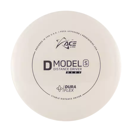 Frisbeegolfskive Prodigy ACE Line D Model S DuraFlex - Længde drivere - D-S-DF-174-WHITE - 1