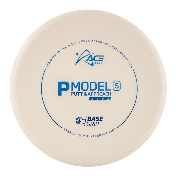 Frisbee golfdisk Prodigy ACE Line P Model S BaseGrip - Puttere - P-S-BG-175-WHITE - 1