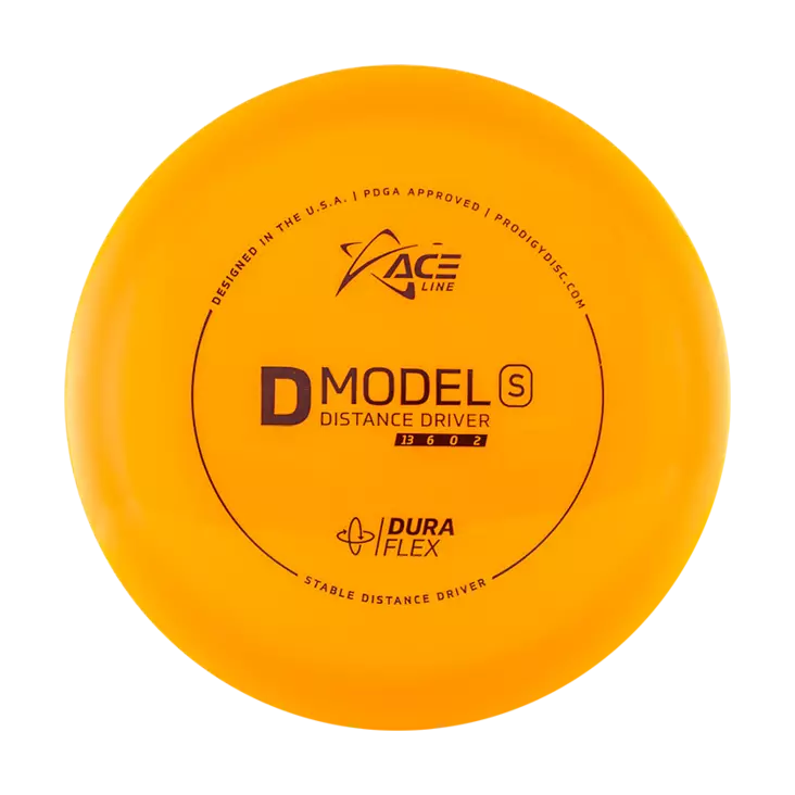 Frisbeegolfplade Prodigy ACE Line D Model S DuraFlex - Længde drivere - D-S-DF-174-ORANGE - 1