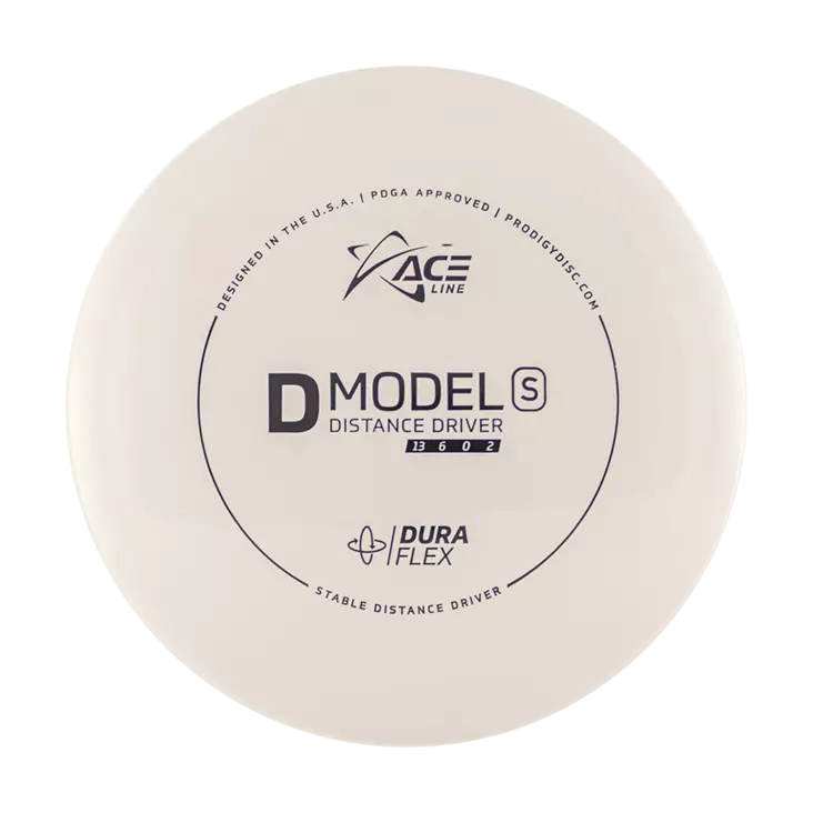 Frisbeegolfskive Prodigy ACE Line D Model S DuraFlex - Længde drivere - D-S-DF-174-WHITE - 1