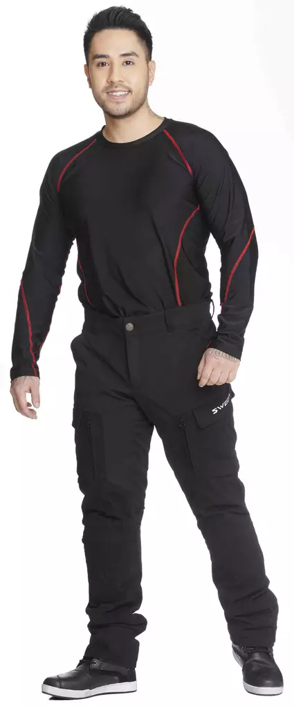 MC-bukser Sweep Chief, sort - Herrer MC-bukser - TTCHIF - 1