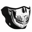ZanHeadgear Neoprenmaske, Halv, Dødningehoved - Neoprenmasker og tørklæder - WNFM002H - 1