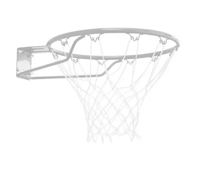 Udendørs net til basketballkurv, hvid - Netværk - GS53280-WH - 1