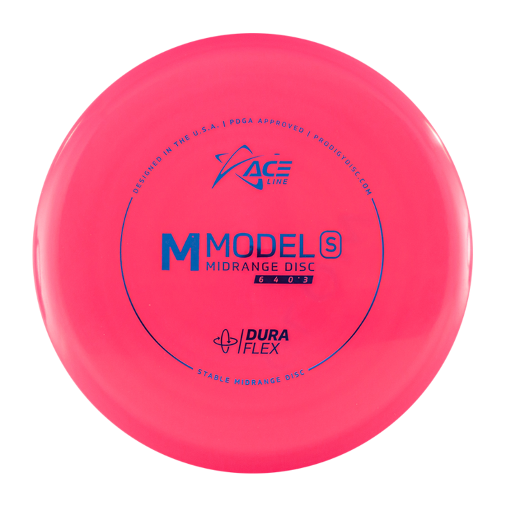 Frisbeegolfskive Prodigy ACE Line M Model S DuraFlex - Midjer - M-S-DF-180-PINK - 1