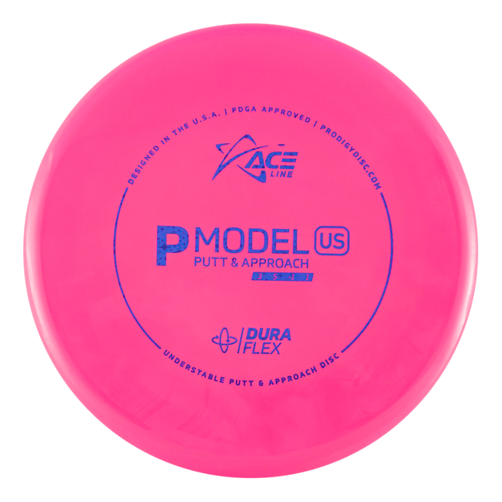 Frisbeegolfskive Prodigy ACE Line P Model US DuraFlex - Puttere - P-US-DF-175-PINK - 1