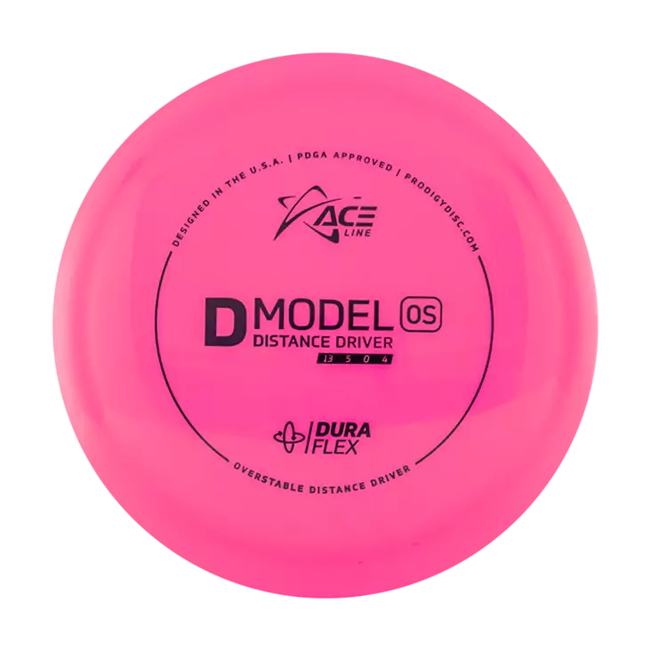 Frisbeegolf-disc Prodigy ACE Line D Model OS DuraFlex - Længde drivere - D-OS-DF-174-PINK - 1
