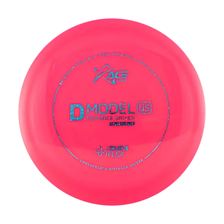 Frisbeegolfdisk Prodigy ACE Line D Model US DuraFlex - Længde drivere - D-US-DF-174-PINK - 1