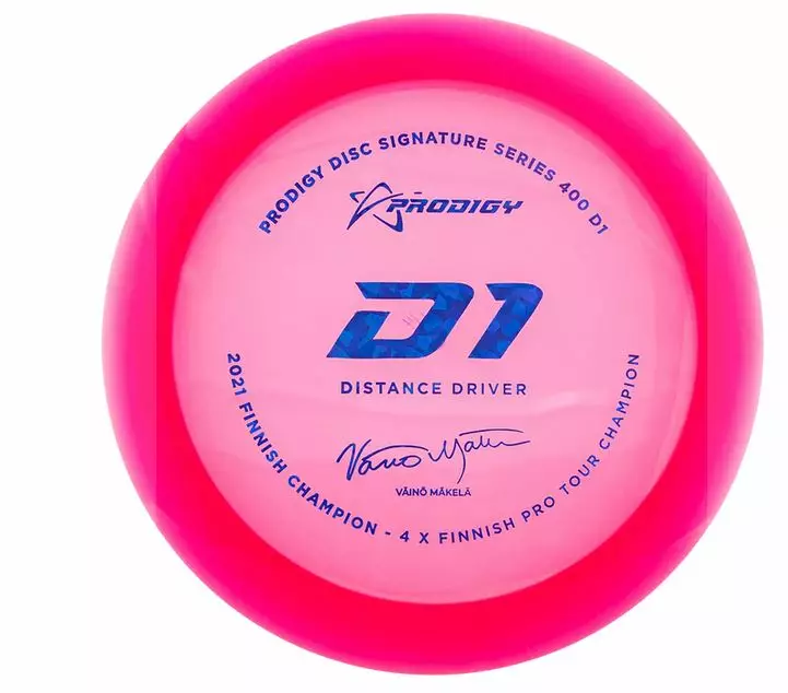 Frisbeegolfskive Prodigy D1 400 - Väinö Mäkelä Signature - Længde drivere - 400-174-MAKELA-PIN - 1