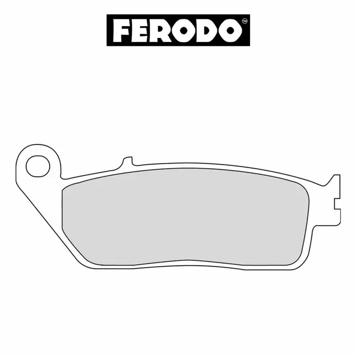 Bremseskive FERODO Platinum: Honda, Moto Guzzi, Peugeot, Suzuki, Triumph (1988->) - Motorcykel bremseklodser - FDB570P - 1
