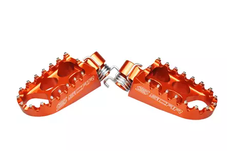 Scar Standard fodpegge - Ktm/Husab Orange farve - Crossmotorcykel fodstøtter - 430-S5211OR - 1