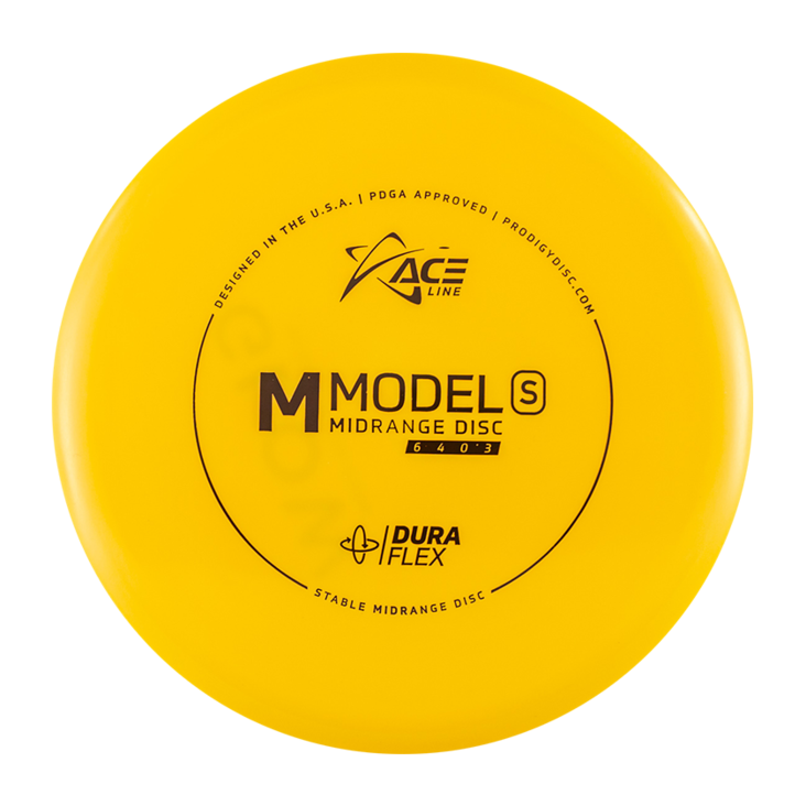Frisbeegolfskive Prodigy ACE Line M Model S DuraFlex - Midjer - M-S-DF-180-YELLOW - 1