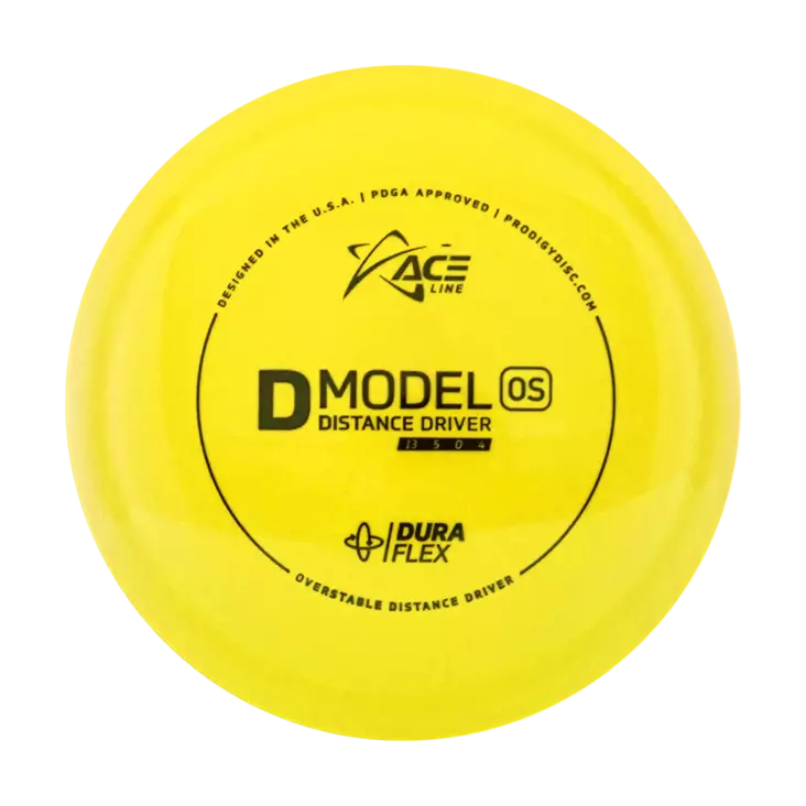 Frisbeegolfskive Prodigy ACE Line D Model OS DuraFlex - Længde drivere - D-OS-DF-174-YELLOW - 1